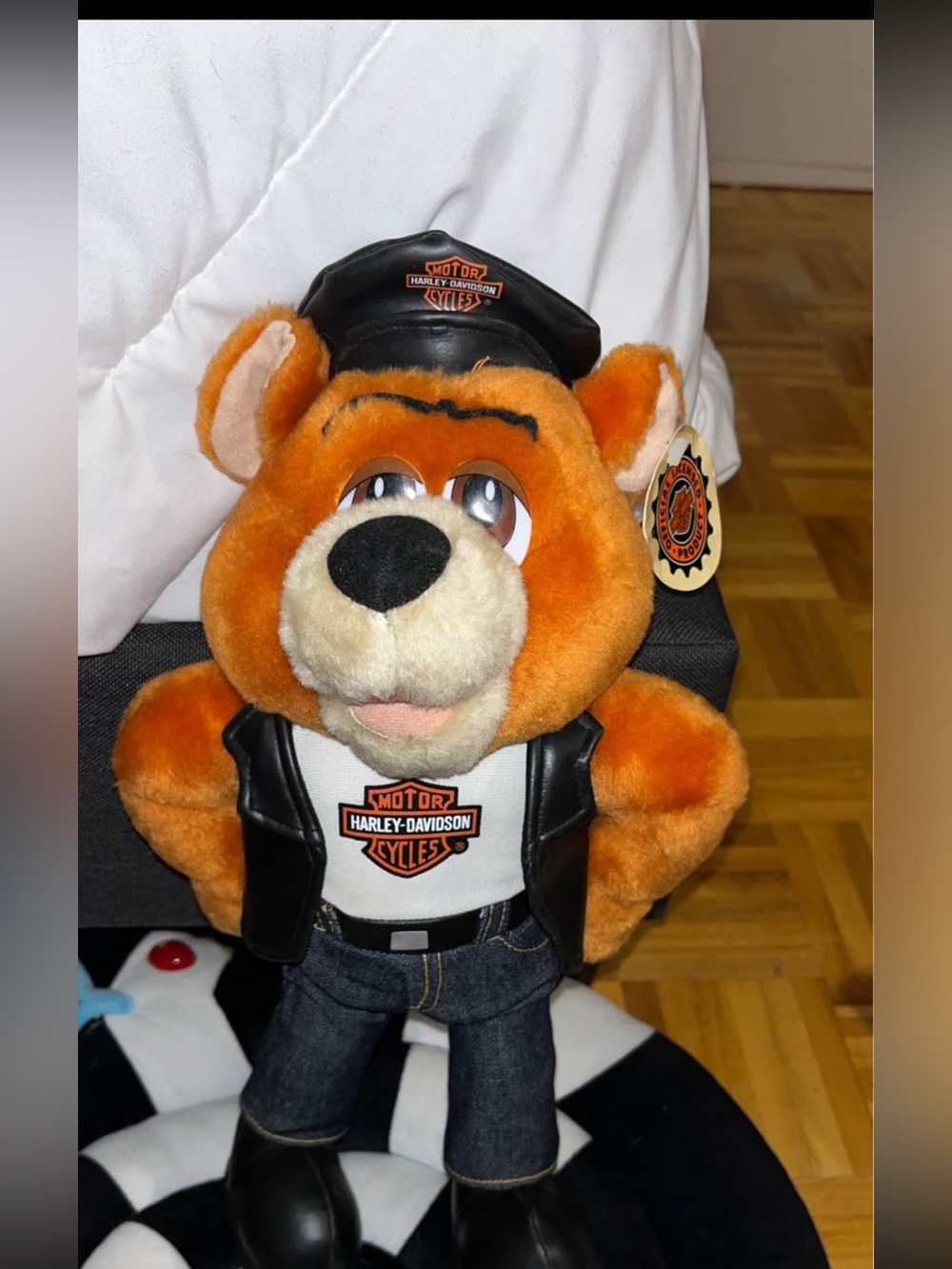 Vintage 1998 Harley Davison Biker Bear (With Tags)